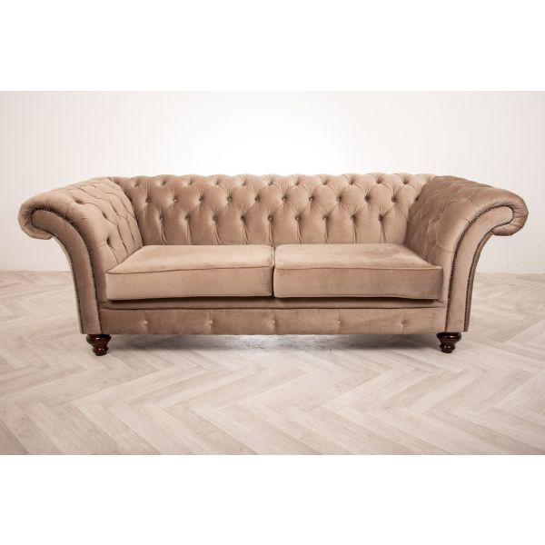 Woodstock Chesterfield  Fabric 3 Seater Sofa