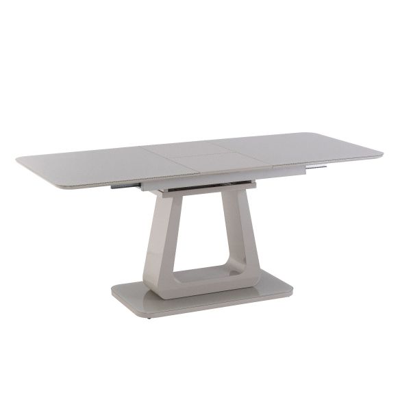 Calgary Light Grey High Gloss Extending Dining Table
Modern Luxury extending dining table 
