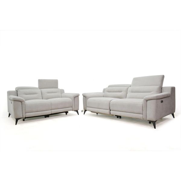 Kryder 2 and 3 Seater Power Recliner Sofa Set - Fossil