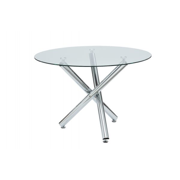 Cansas Round Dining Table - Glass