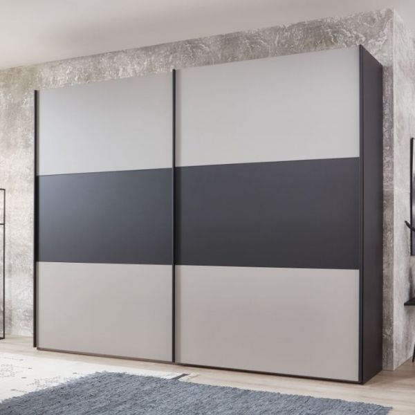 Wiemann Korfu 3M Grey graphite Sliding door wardrobe 