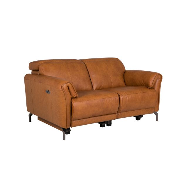 Naples 2 Seater Leather Sofa-Available in 3 Colours